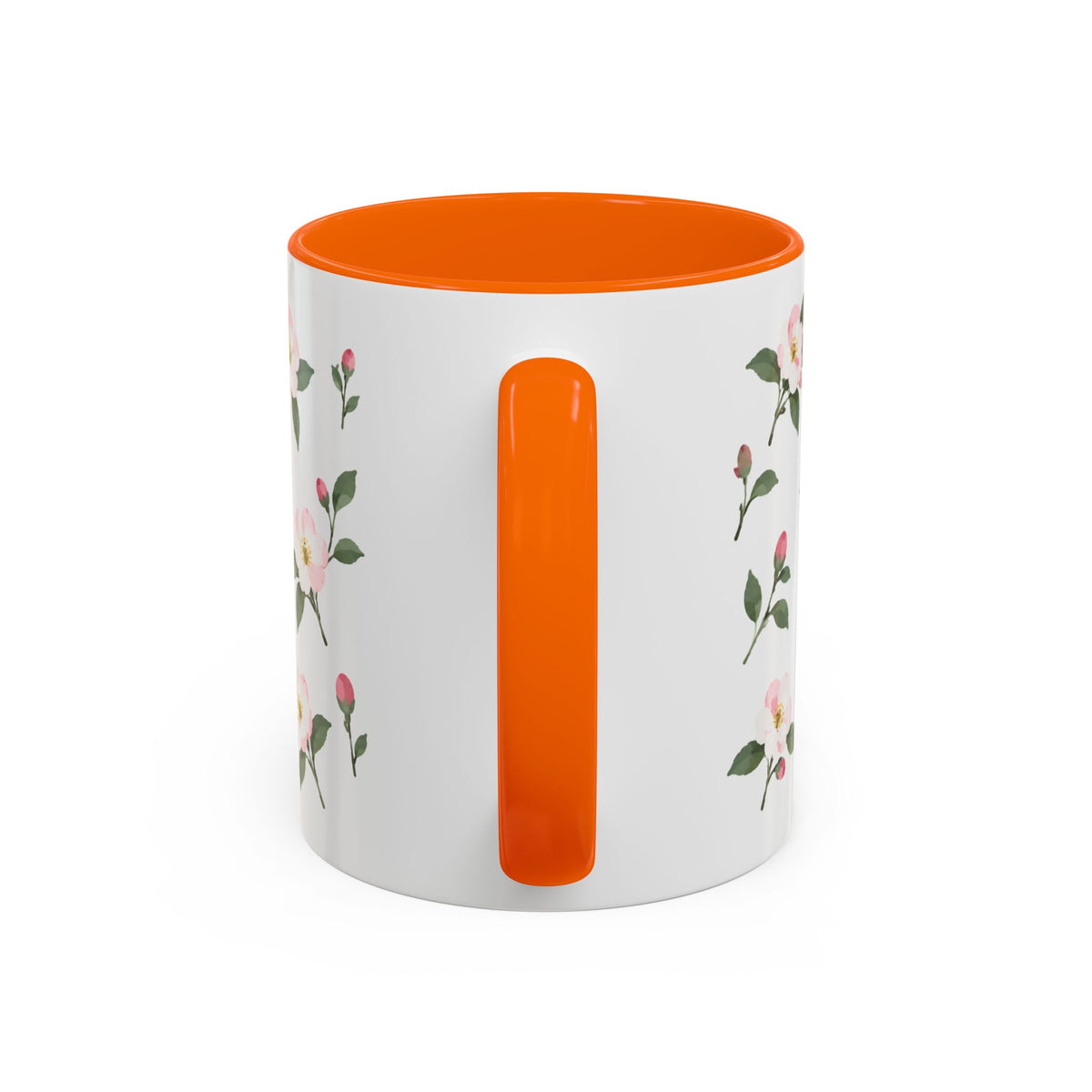 Michigan Apple Blossom Mug, State Flower Floral Coffee Cup, 11oz Botanical Gift