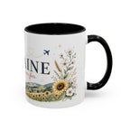 Ukraine Home Country Mug | Moving Away Gift | Long Distance Friendship | 11 oz 15 oz Accent Mug