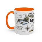 New River Gorge National Park Coffee Mug | West Virginia River Canyon Climbing Gift | Accent Color Ceramic 11oz 15oz
