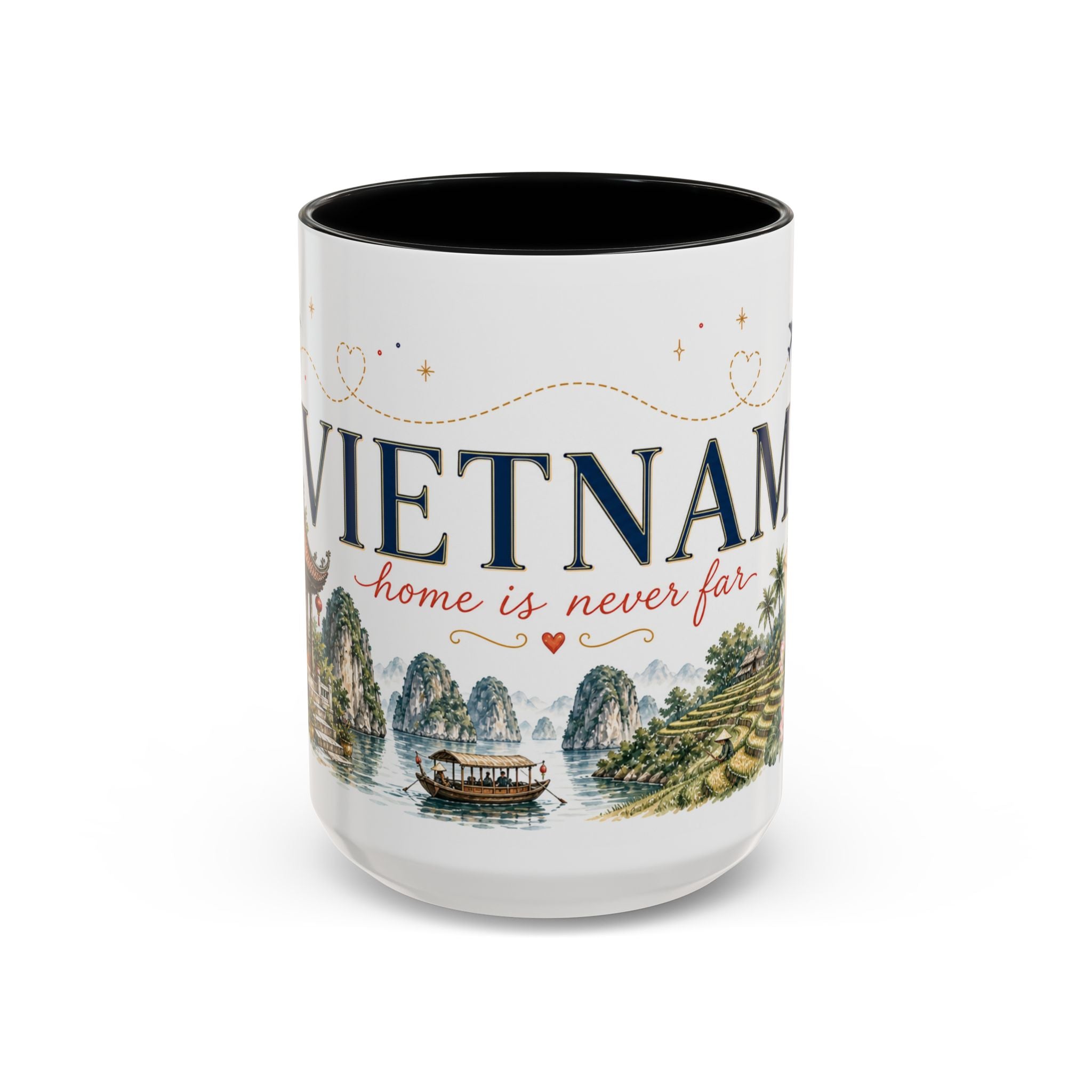 Vietnam Home Country Mug | Moving Away Gift | Long Distance Friendship | 11 oz 15 oz Accent Mug