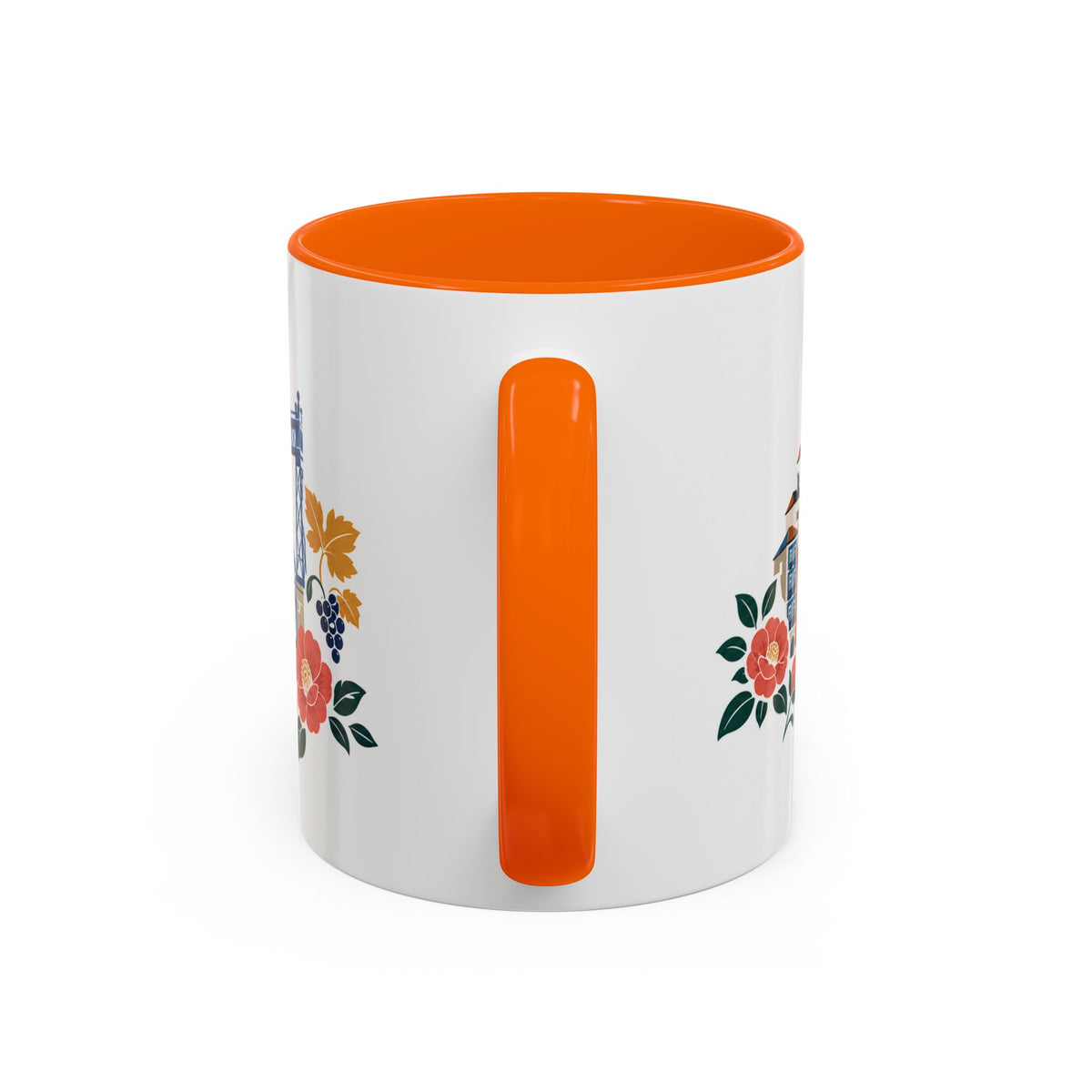 Porto Coffee Mug | Portugal Travel Souvenir | Porcelain Decal City Gift | 11oz 15oz Accent Mug
