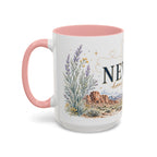 Nevada Home State Mug | Moving Away, Long Distance Friendship Gift | 11oz 15oz Accent Mug
