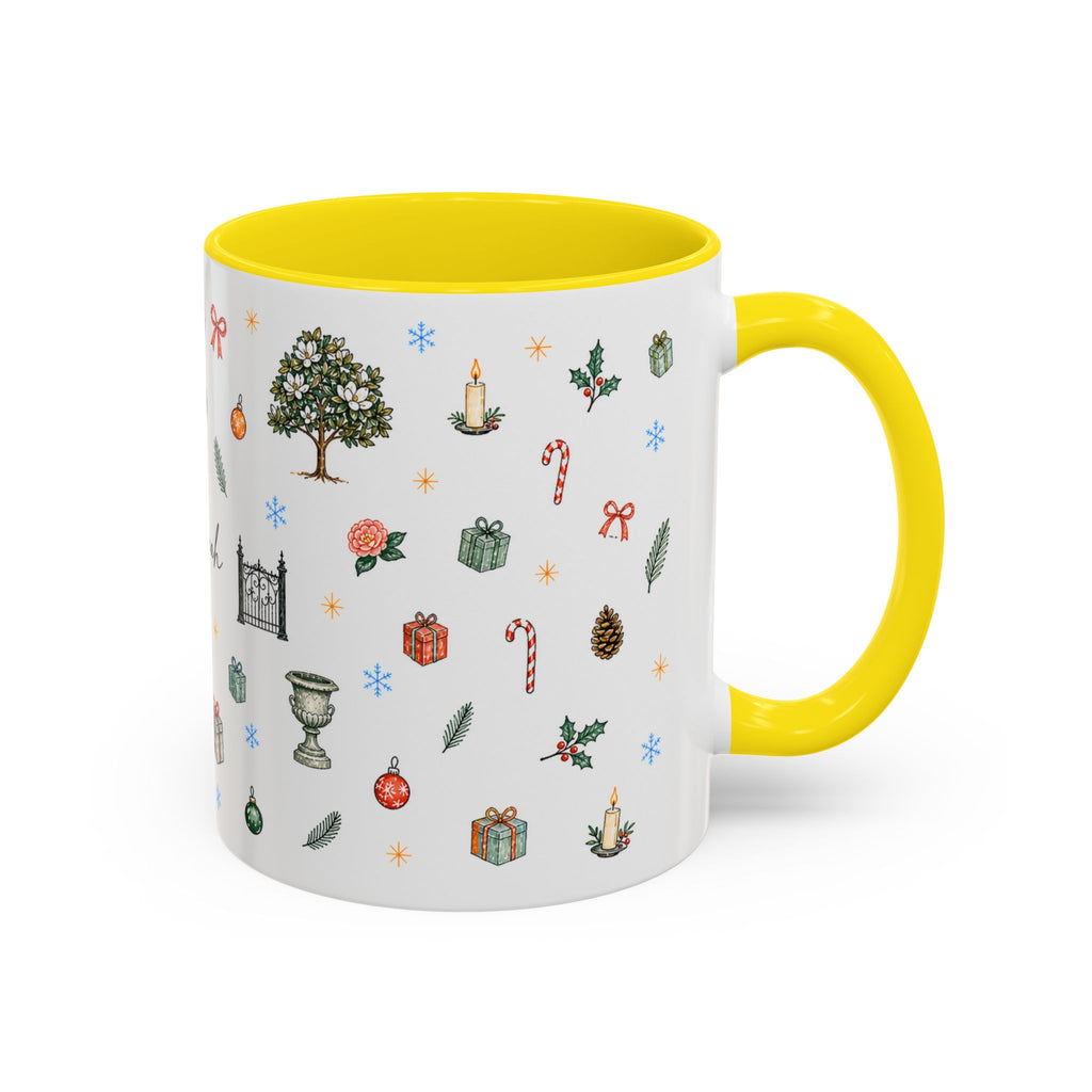 Savannah Christmas Mug | Watercolor City Souvenir, Travel Memories Cup