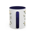 Georgia Sweetbay Magnolia Mug, State Flower Floral Coffee Cup, 11oz Botanical Gift