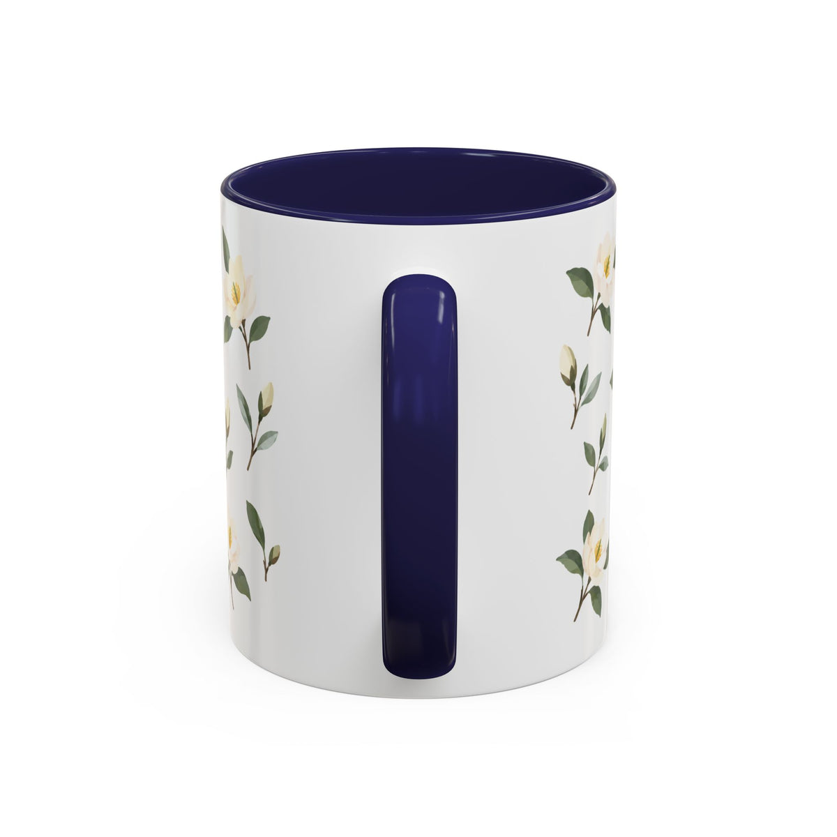 Georgia Sweetbay Magnolia Mug, State Flower Floral Coffee Cup, 11oz Botanical Gift