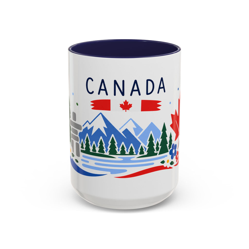 Canada Coffee Mug | Travel Souvenir Accent Mug | Country Gift Ceramic Cup 11oz 15oz