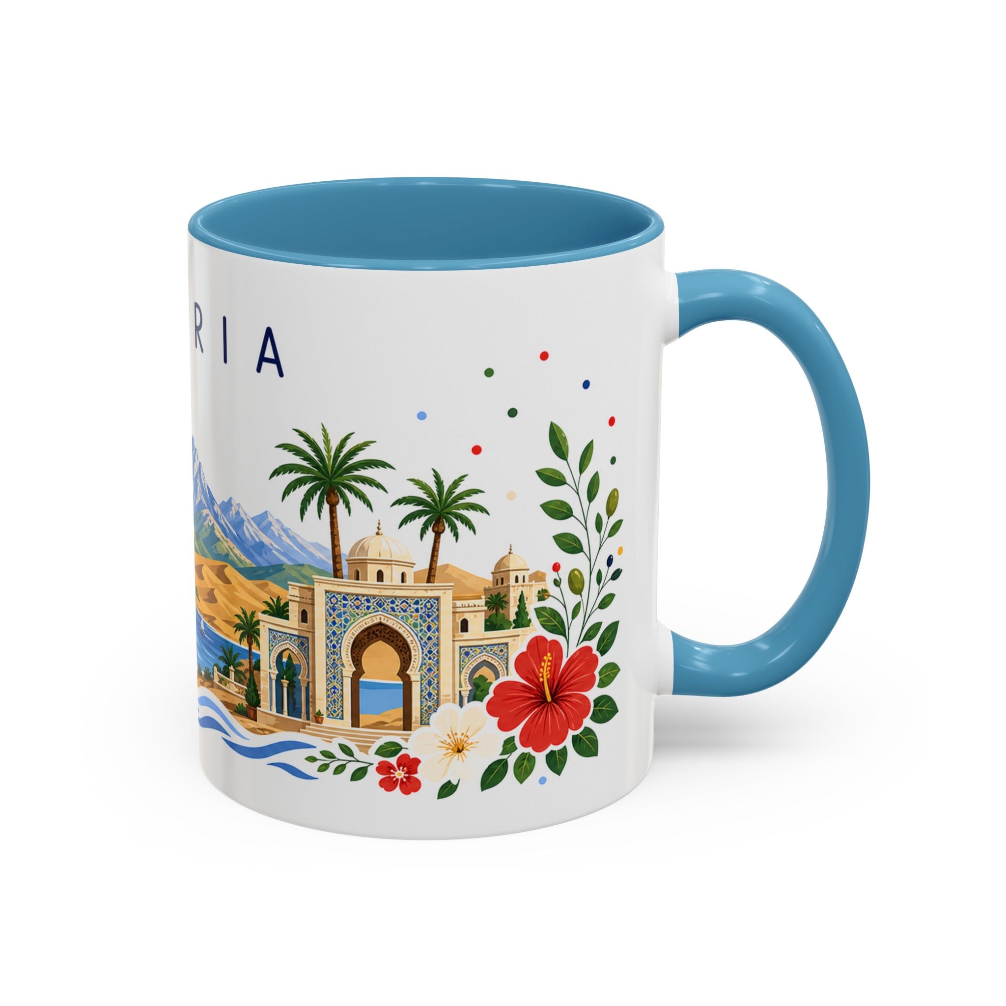 Algeria Coffee Mug | Travel Souvenir Accent Mug | Place Gift Ceramic Cup 11oz 15oz
