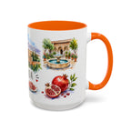 Granada Illustrated Travel Mug | City Souvenir Accent Coffee Mug | 11oz 15oz Ceramic Cup
