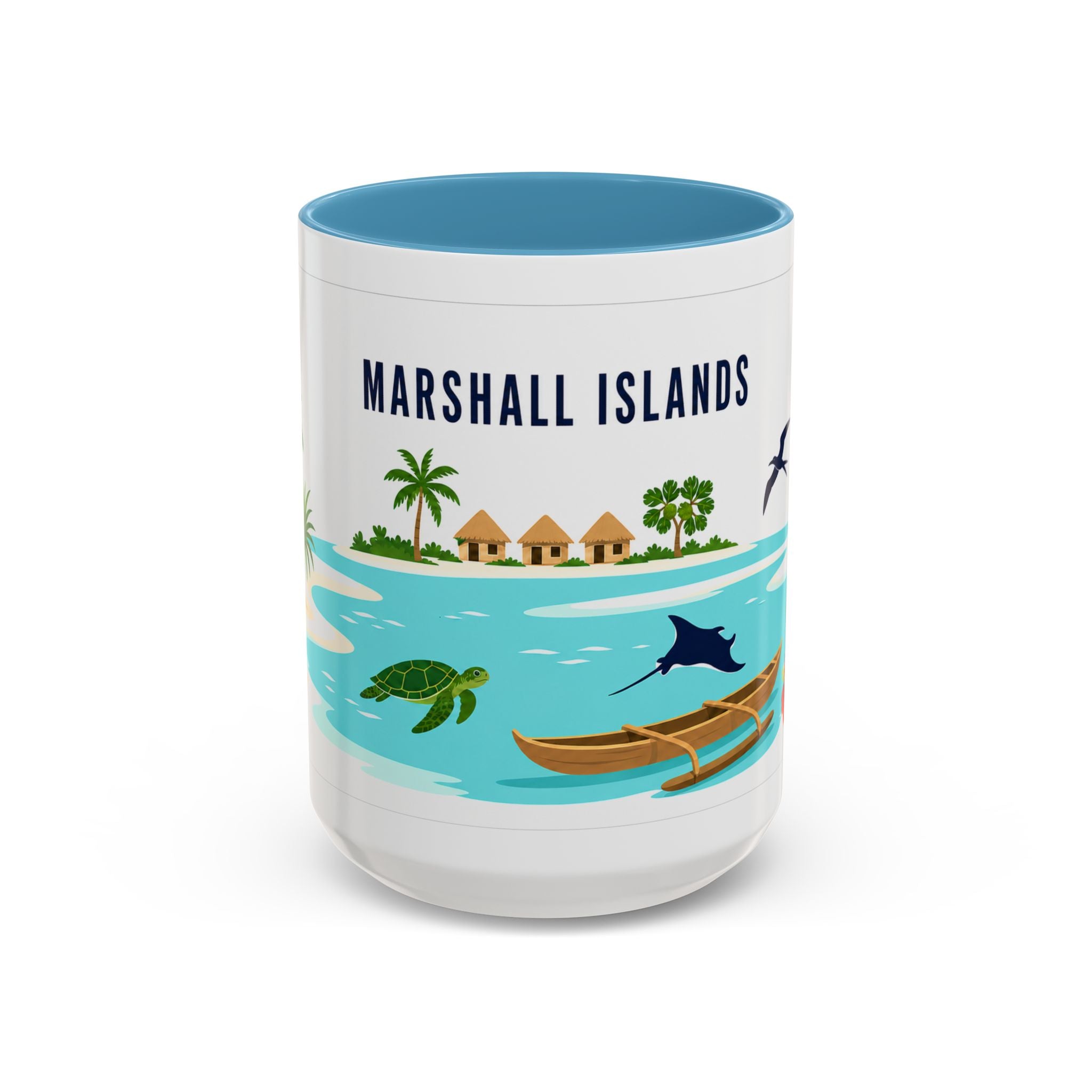 Marshall Islands Coffee Mug | Travel Souvenir Accent Mug | Country Gift Ceramic Cup 11oz 15oz