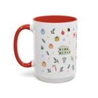 Miami Christmas Mug | Watercolor Art Deco City Souvenir (11oz/15oz)