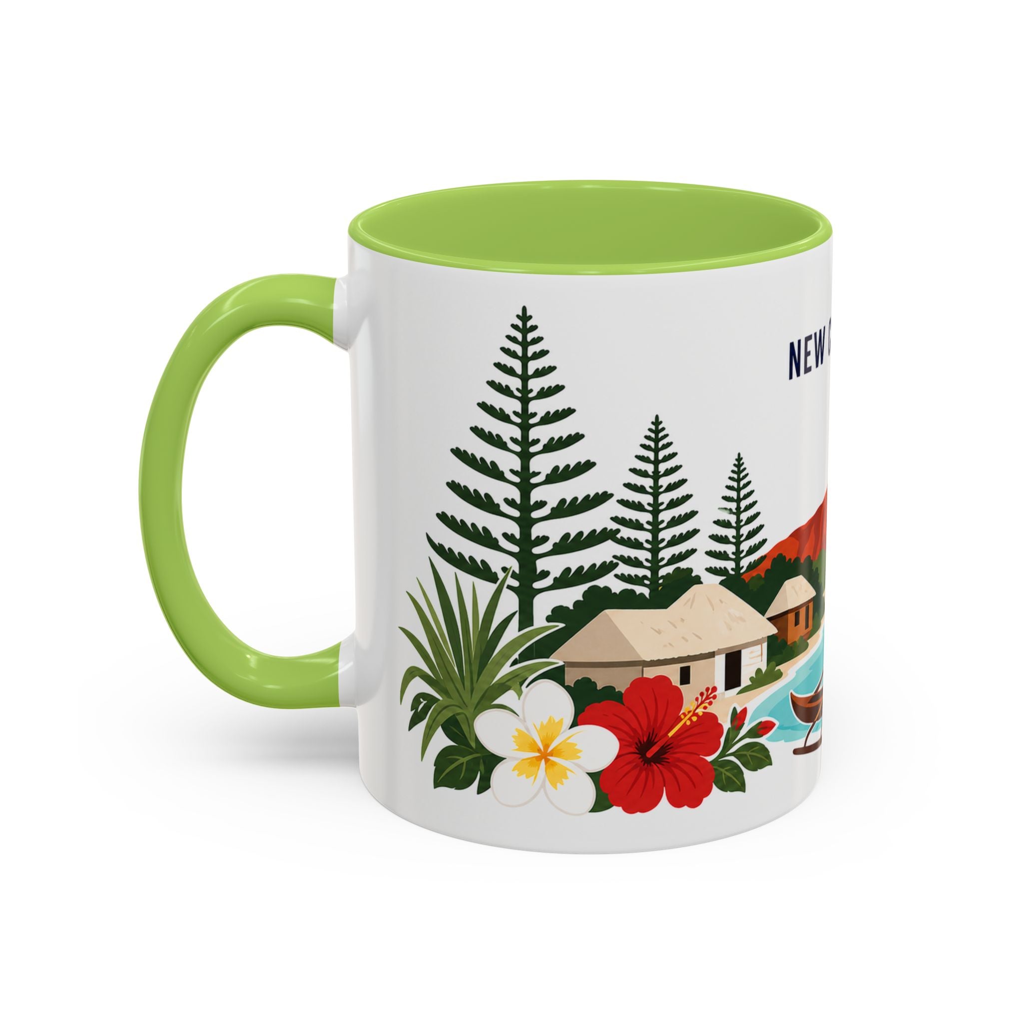 New Caledonia Coffee Mug | Travel Souvenir Accent Mug | Country Gift Ceramic Cup 11oz 15oz