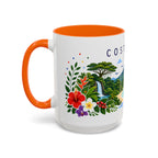 Costa Rica Coffee Mug | Travel Souvenir Accent Mug | Place Gift Ceramic Cup 11oz 15oz