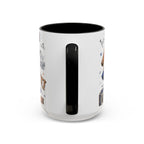 Mr Fix It Coffee Mug | Father's Day Gift for Dad | Accent Color Ceramic 11oz 15oz