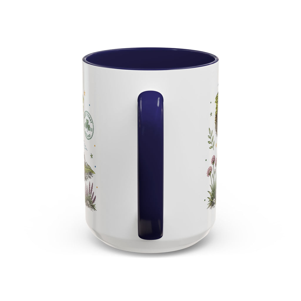 Irish West Coast Coffee Mug | Travel Destination Souvenir Gift | Accent Color Ceramic 11oz 15oz