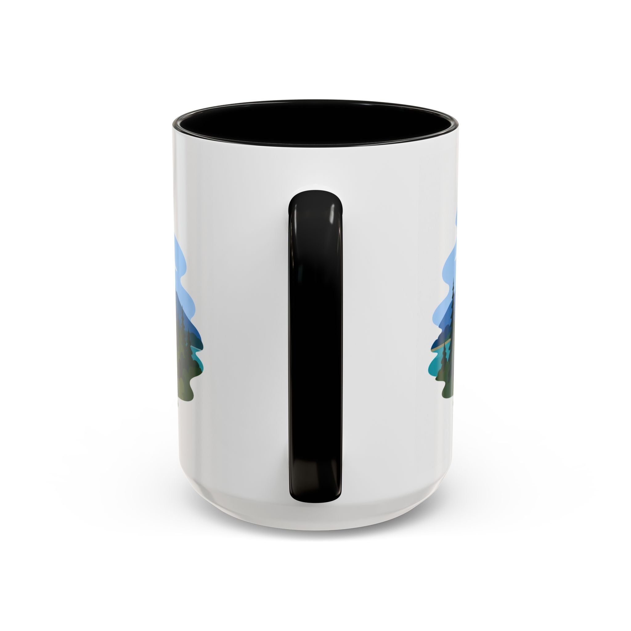 Lake Clark National Park Coffee Mug | Solid Color Block Park Souvenir | 11oz 15oz Accent Mug