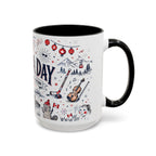 Canada Day Coffee Mug | Canadian Pride Gift | Accent Color Ceramic 11oz 15oz