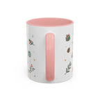 Rocky Mountain National Park Christmas Mug | Watercolor Travel Souvenir | Holiday Gift | Accent Ceramic Coffee Cup 11oz 15oz