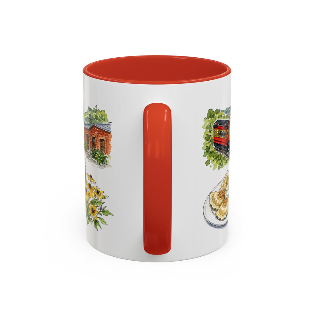 Pittsburgh Illustrated Travel Mug | City Souvenir Accent Coffee Mug | 11oz 15oz Ceramic Cup