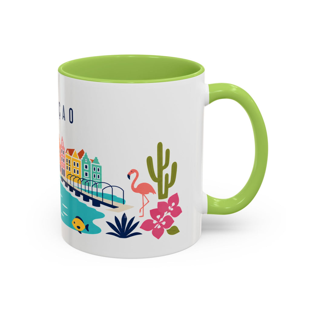Curaçao Coffee Mug | Travel Souvenir Accent Mug | Country Gift Ceramic Cup 11oz 15oz