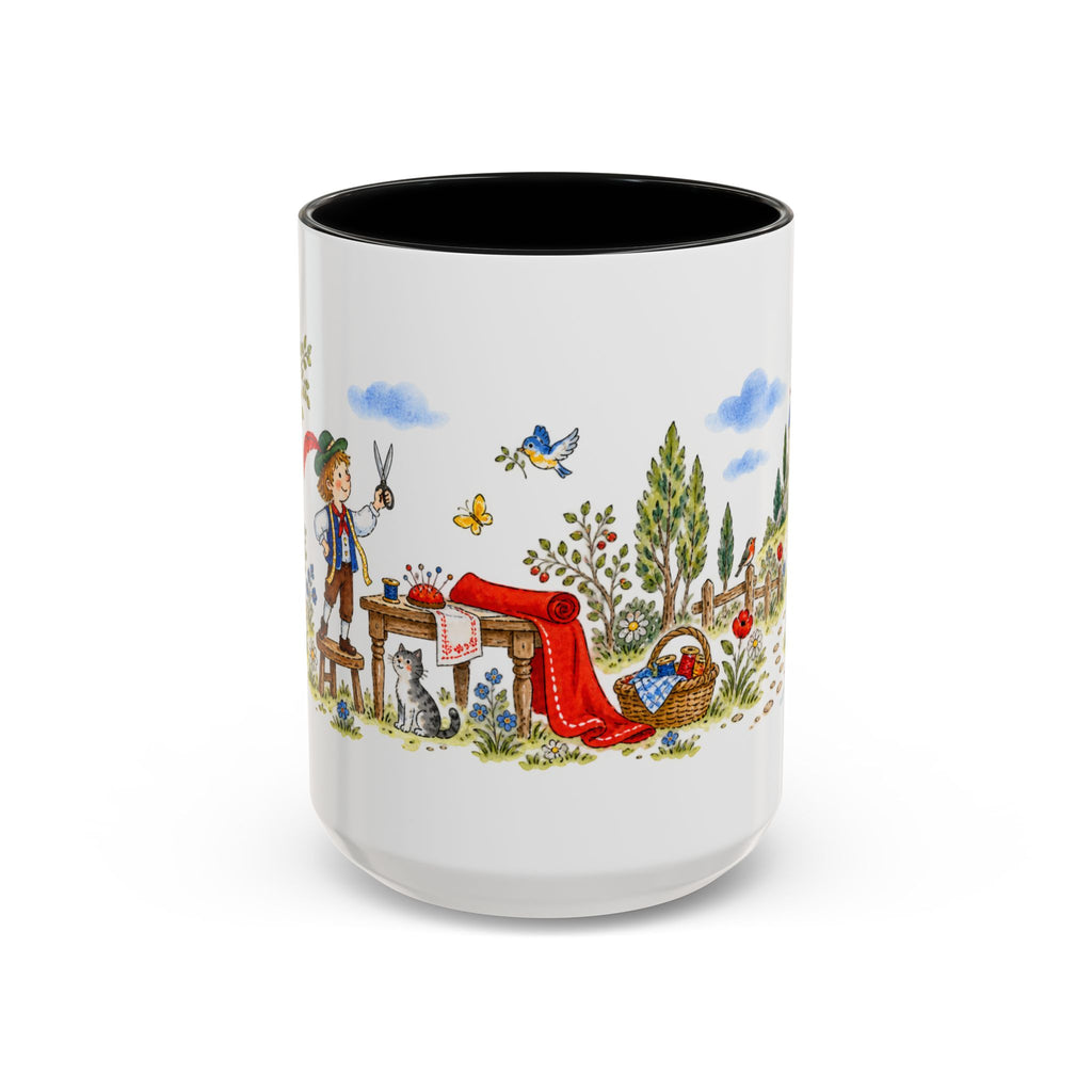 The Brave Little Tailor Mug | Storybook Fairy Tale Accent Coffee Mug | EveryLegend