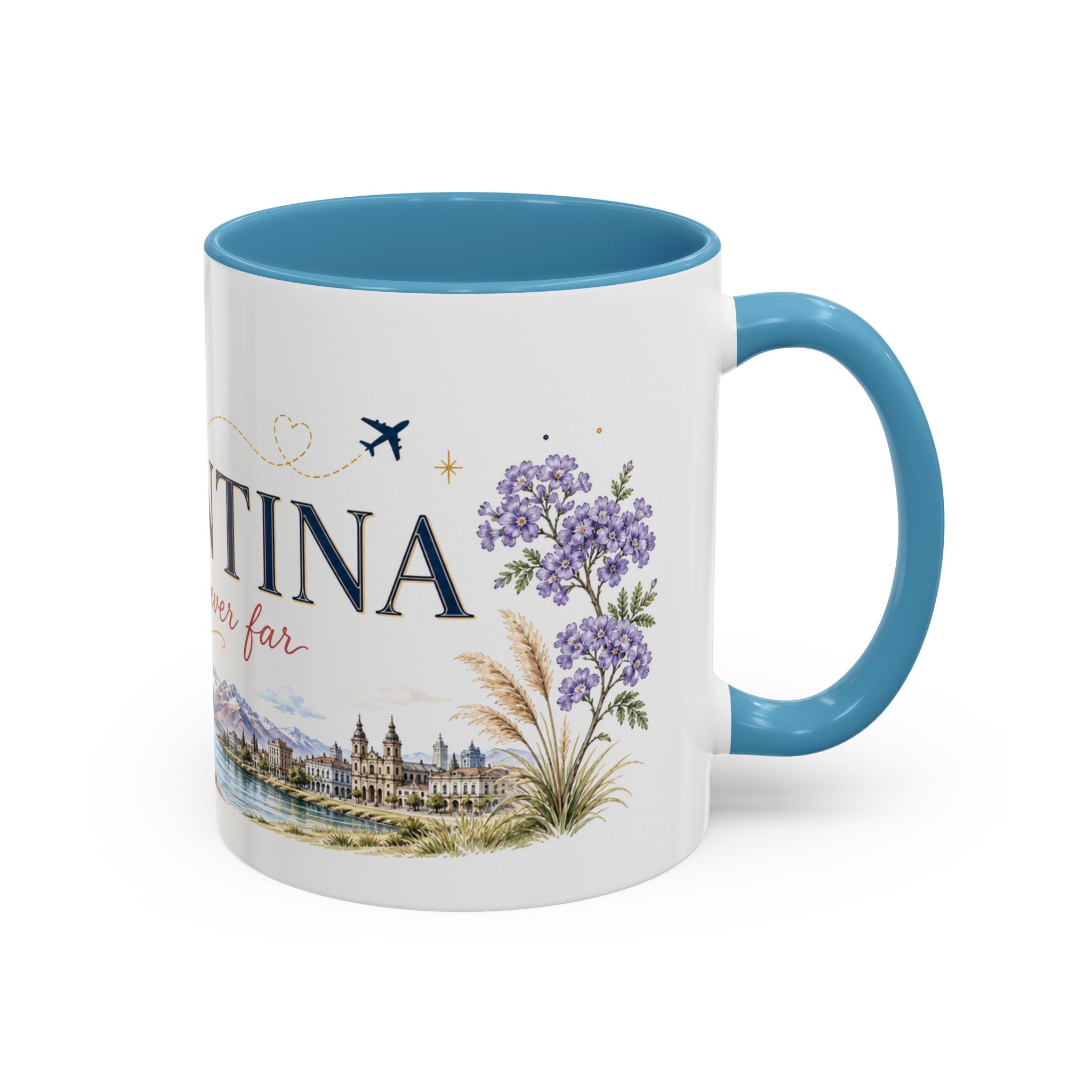 Argentina Home Country Mug | Moving Away Gift | Long Distance Friendship | 11 oz 15 oz Accent Mug