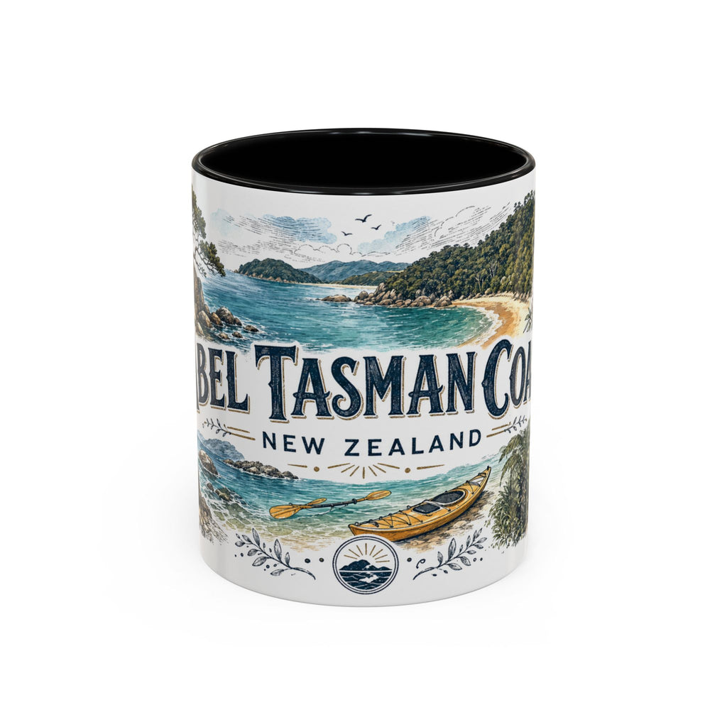Abel Tasman Coast Mug, New Zealand Travel Souvenir, Bucket List Gift, Accent Ceramic Coffee Mug 11oz 15oz