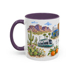 Mesa Illustrated Travel Mug | City Souvenir Accent Coffee Mug | 11oz 15oz Ceramic Cup
