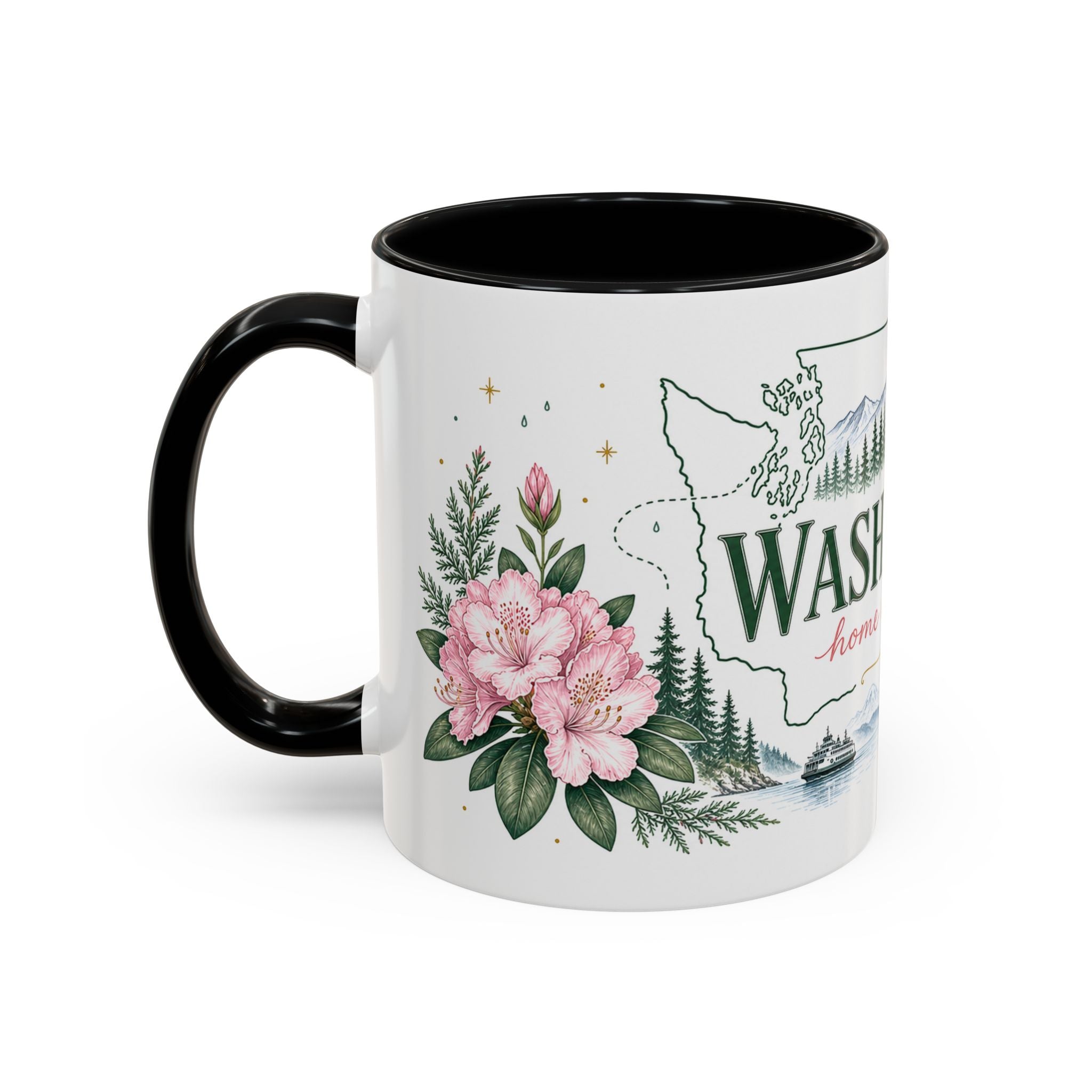 Washington State Map Mug | Moving Away, Homesick, Long Distance Friendship Gift