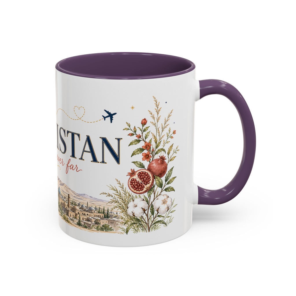 Uzbekistan Home Country Mug | Moving Away Gift | Long Distance Friendship | 11 oz 15 oz Accent Mug