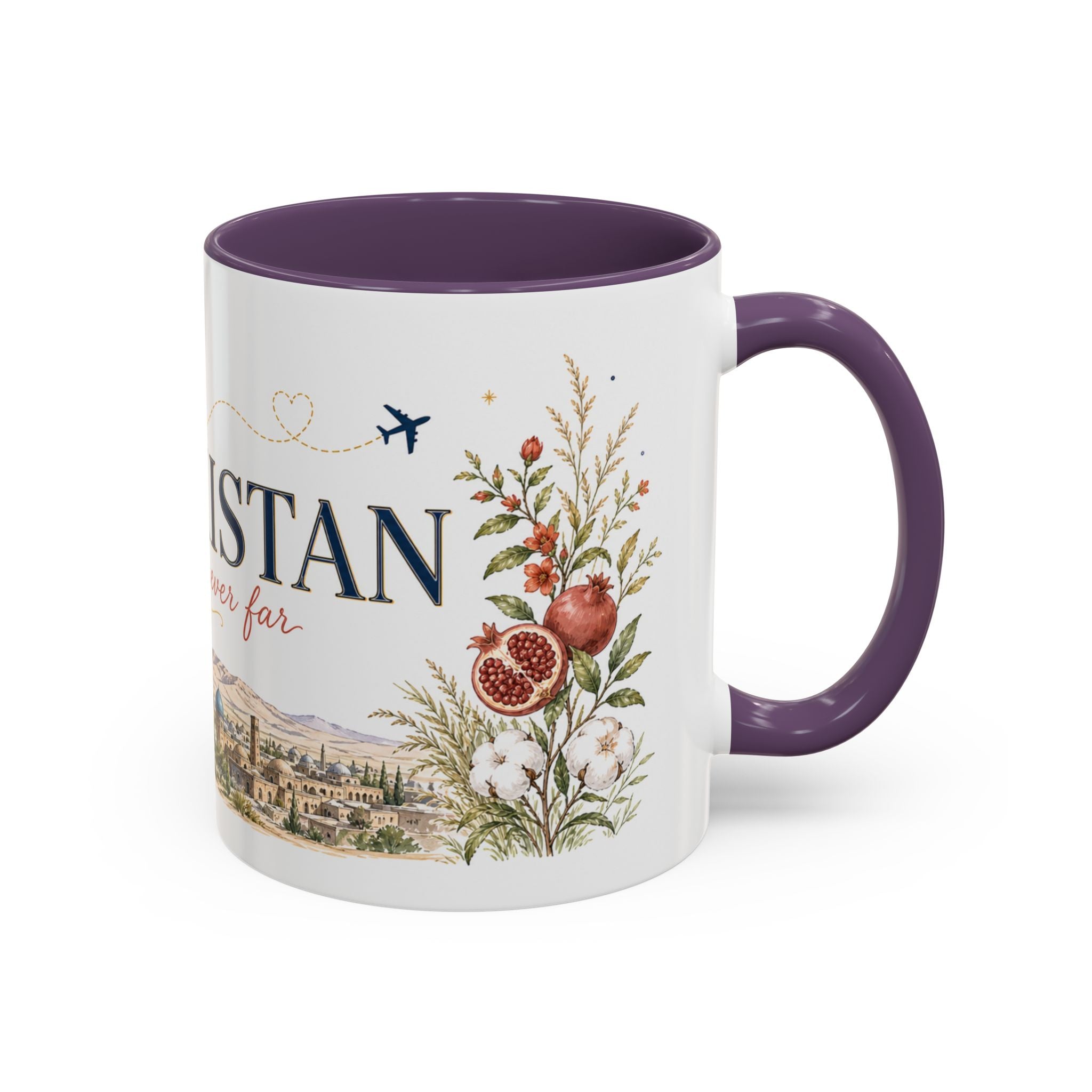 Uzbekistan Home Country Mug | Moving Away Gift | Long Distance Friendship | 11 oz 15 oz Accent Mug