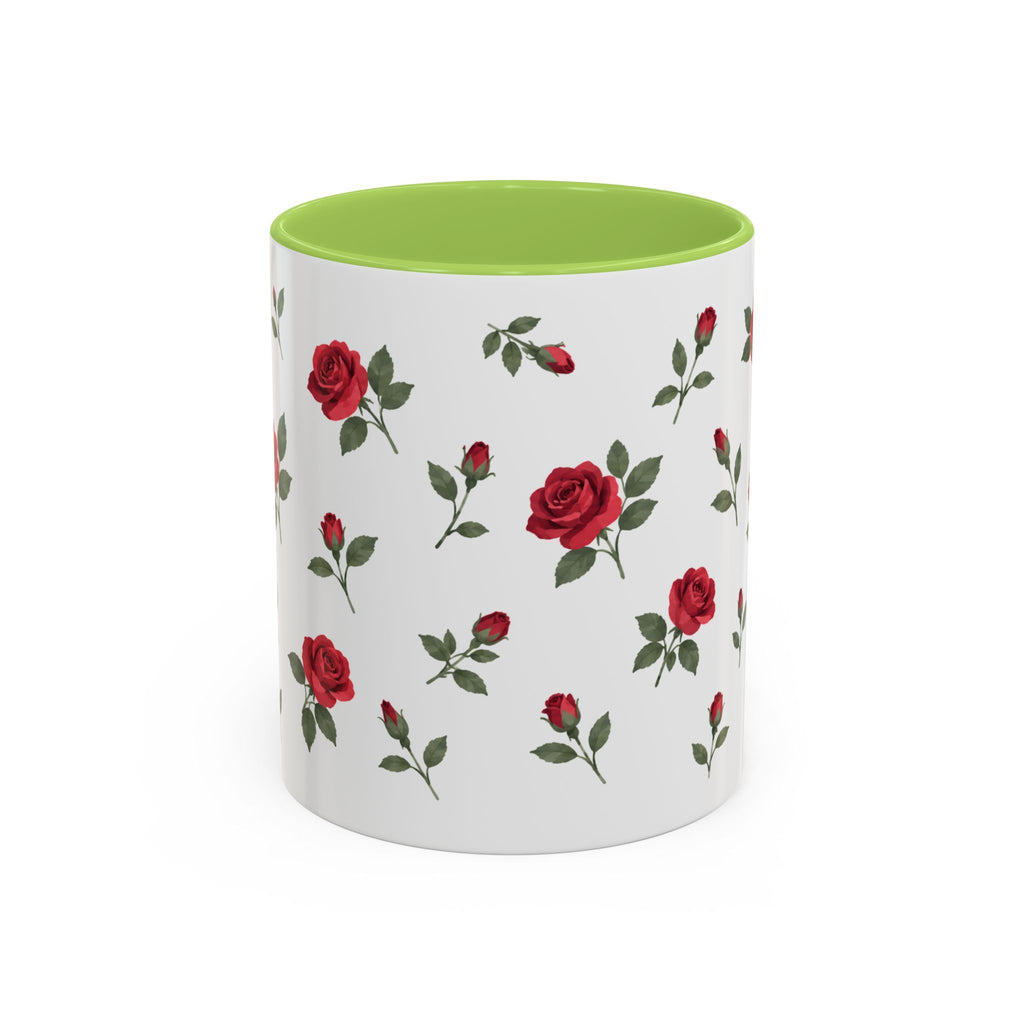 Oklahoma Oklahoma Rose Mug, State Flower Floral Coffee Cup, 11oz Botanical Gift