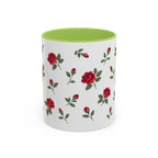 Oklahoma Oklahoma Rose Mug, State Flower Floral Coffee Cup, 11oz Botanical Gift