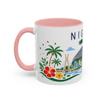 Nigeria Coffee Mug | Travel Souvenir Accent Mug | Country Gift Ceramic Cup 11oz 15oz