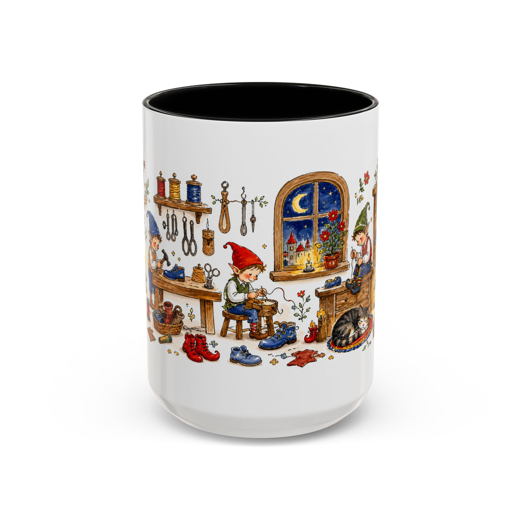 Elves and the Shoemaker Mug | Storybook Accent Coffee Mug | EveryLegend