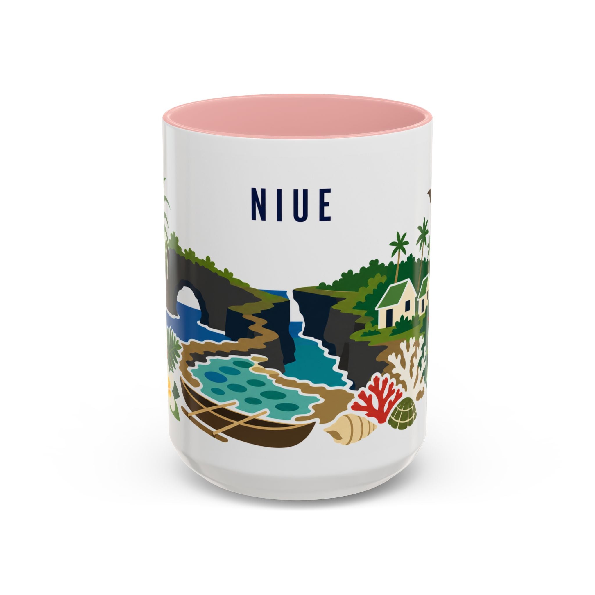 Niue Coffee Mug | Travel Souvenir Accent Mug | Country Gift Ceramic Cup 11oz 15oz