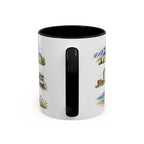 Salt Lake City Illustrated Travel Mug | City Souvenir Accent Coffee Mug | 11oz 15oz Ceramic Cup