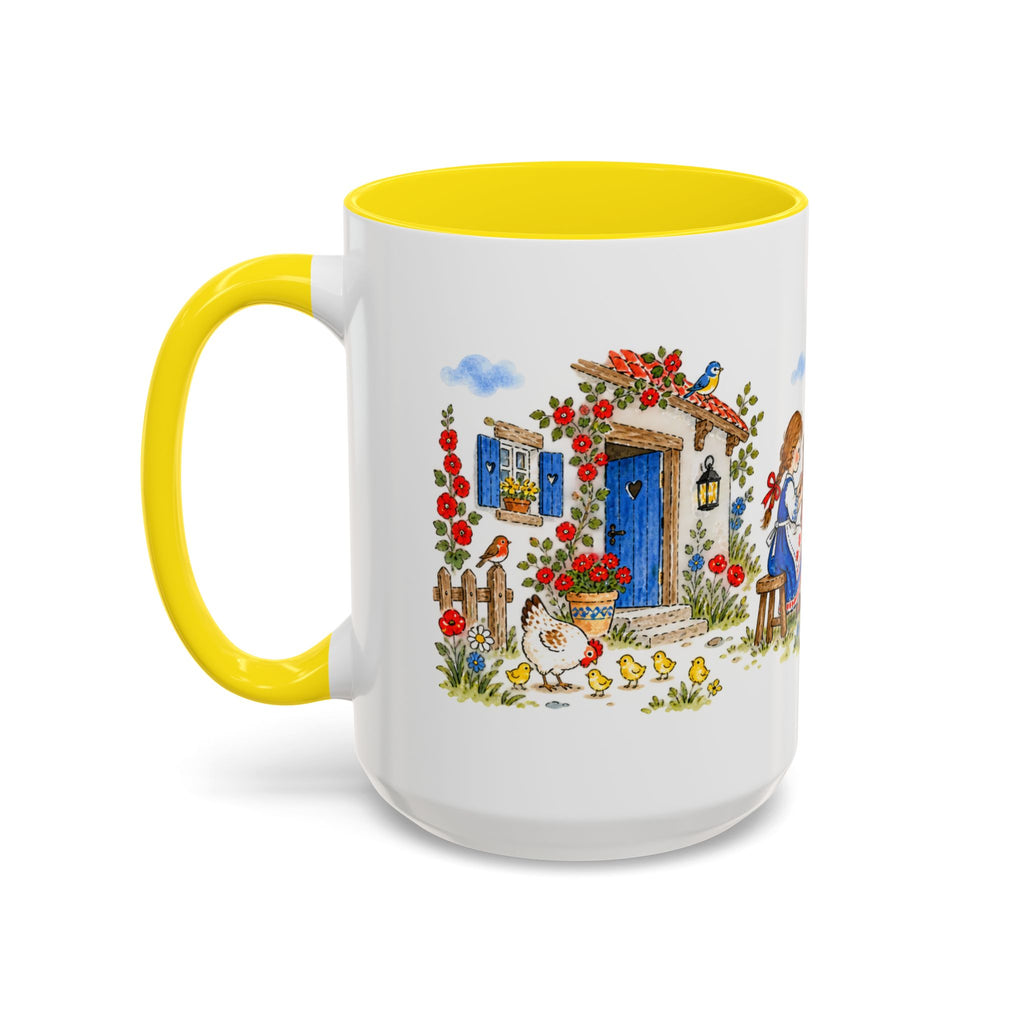 Spindle Shuttle and Needle Mug | Storybook Fairy Tale Accent Coffee Mug | EveryLegend