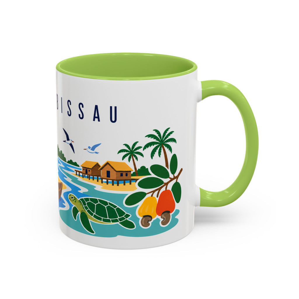Guinea-Bissau Coffee Mug | Travel Souvenir Accent Mug | Country Gift Ceramic Cup 11oz 15oz