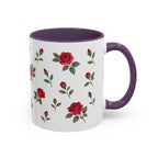Oklahoma Oklahoma Rose Mug, State Flower Floral Coffee Cup, 11oz Botanical Gift