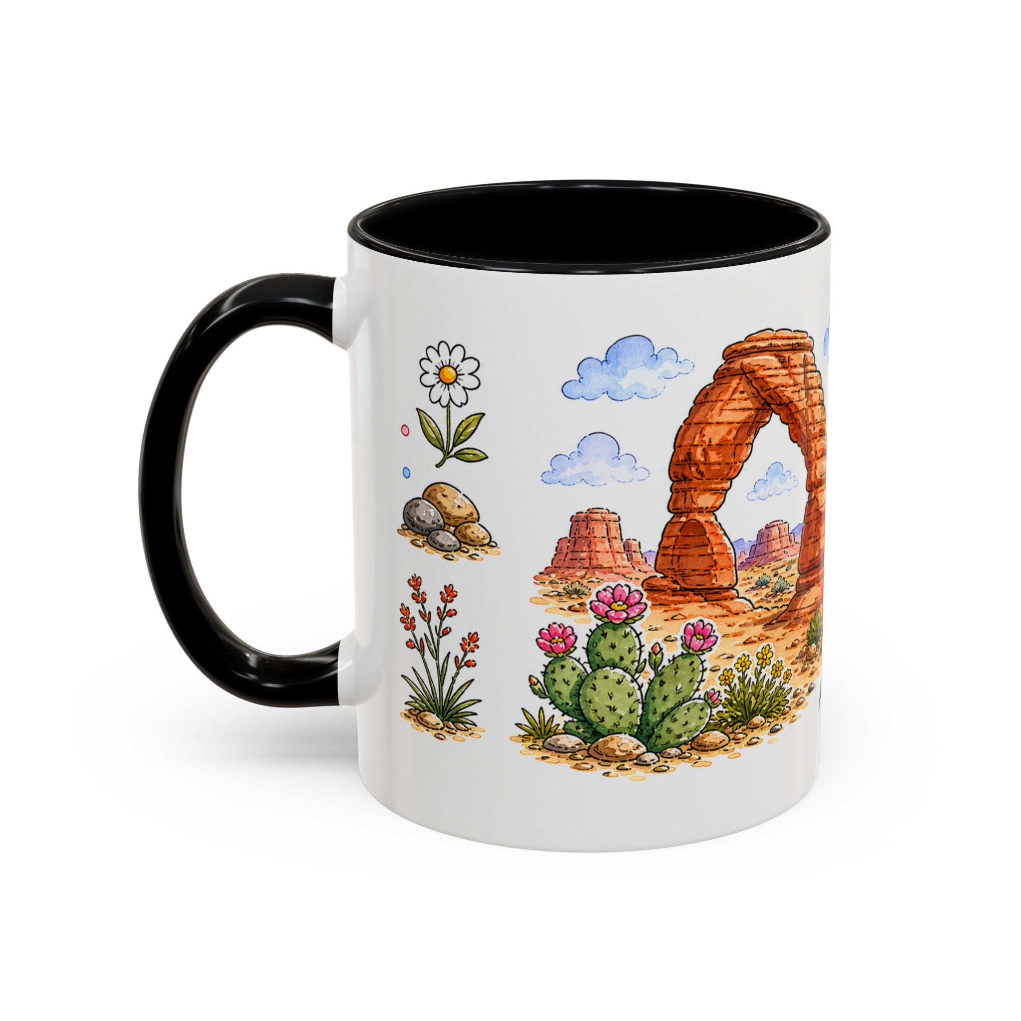 Arches National Park Mug | US Travel Souvenir Accent Coffee Mug | 11oz 15oz Ceramic Cup
