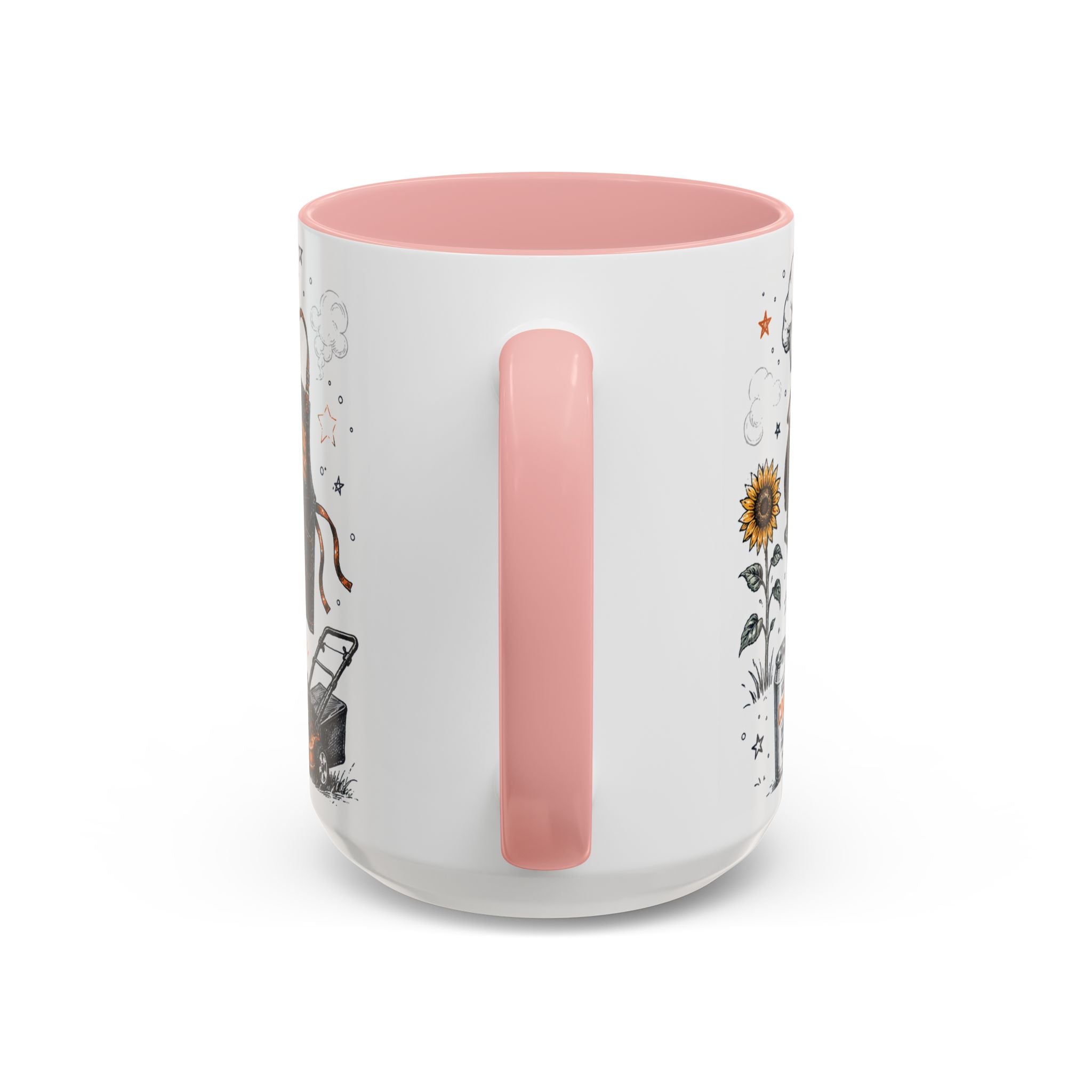 Grill Master Coffee Mug | Father's Day Gift for Dad | Accent Color Ceramic 11oz 15oz