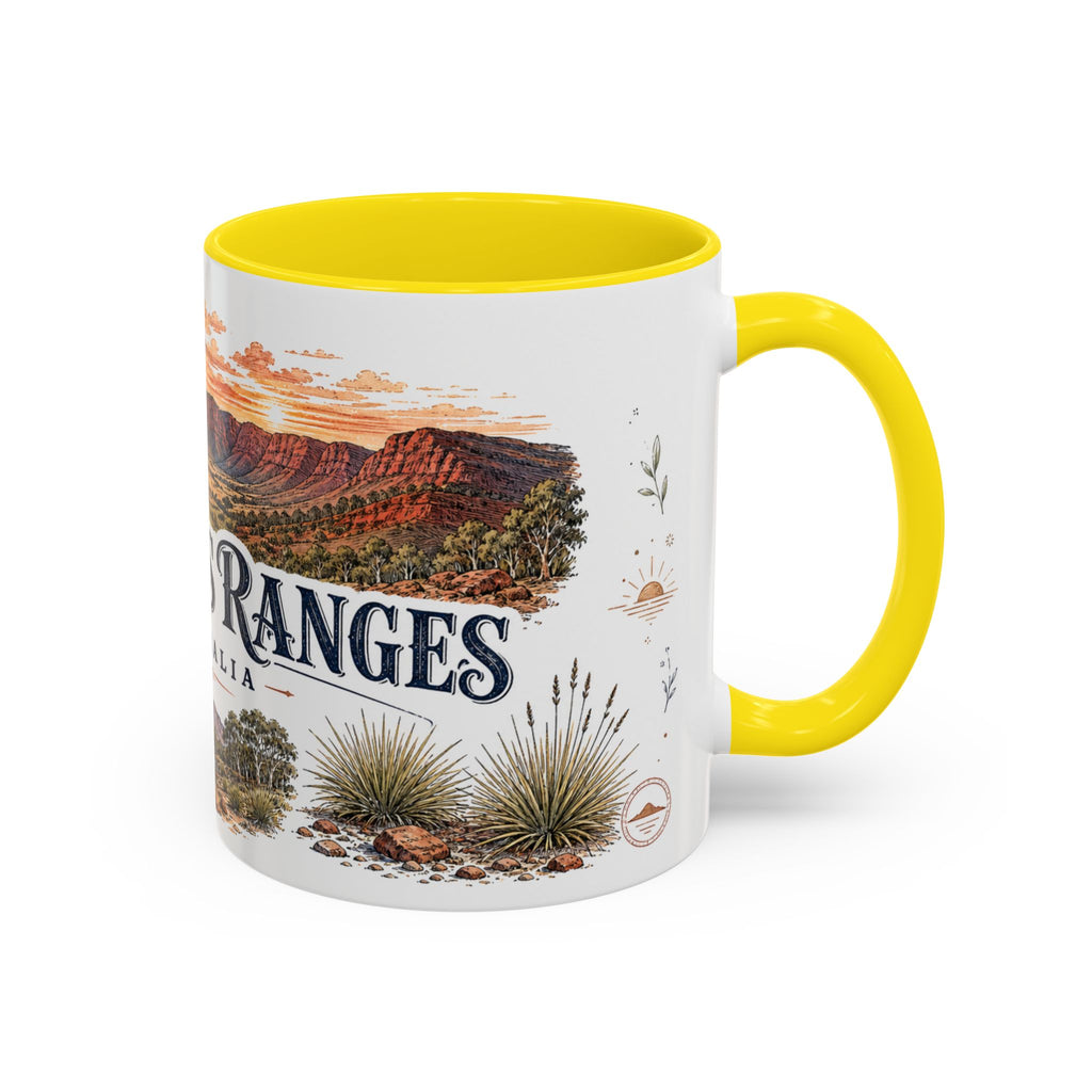 Flinders Ranges Mug, Australia Travel Souvenir, Bucket List Gift, Accent Ceramic Coffee Mug 11oz 15oz