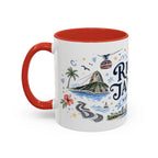 Rio de Janeiro Coffee Mug | Brazil Souvenir Travel Gift | Accent Color Ceramic 11oz 15oz