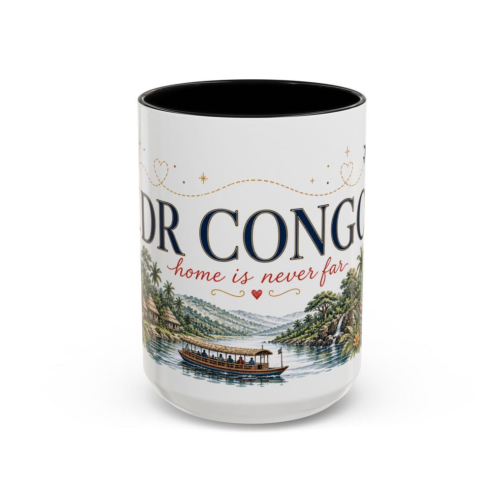 DR Congo Home Country Mug | Moving Away Gift | Long Distance Friendship | 11 oz 15 oz Accent Mug