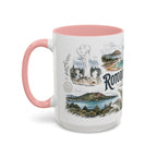 Rotorua Geothermal Mug, New Zealand Travel Souvenir, Bucket List Gift, Accent Ceramic Coffee Mug 11oz 15oz