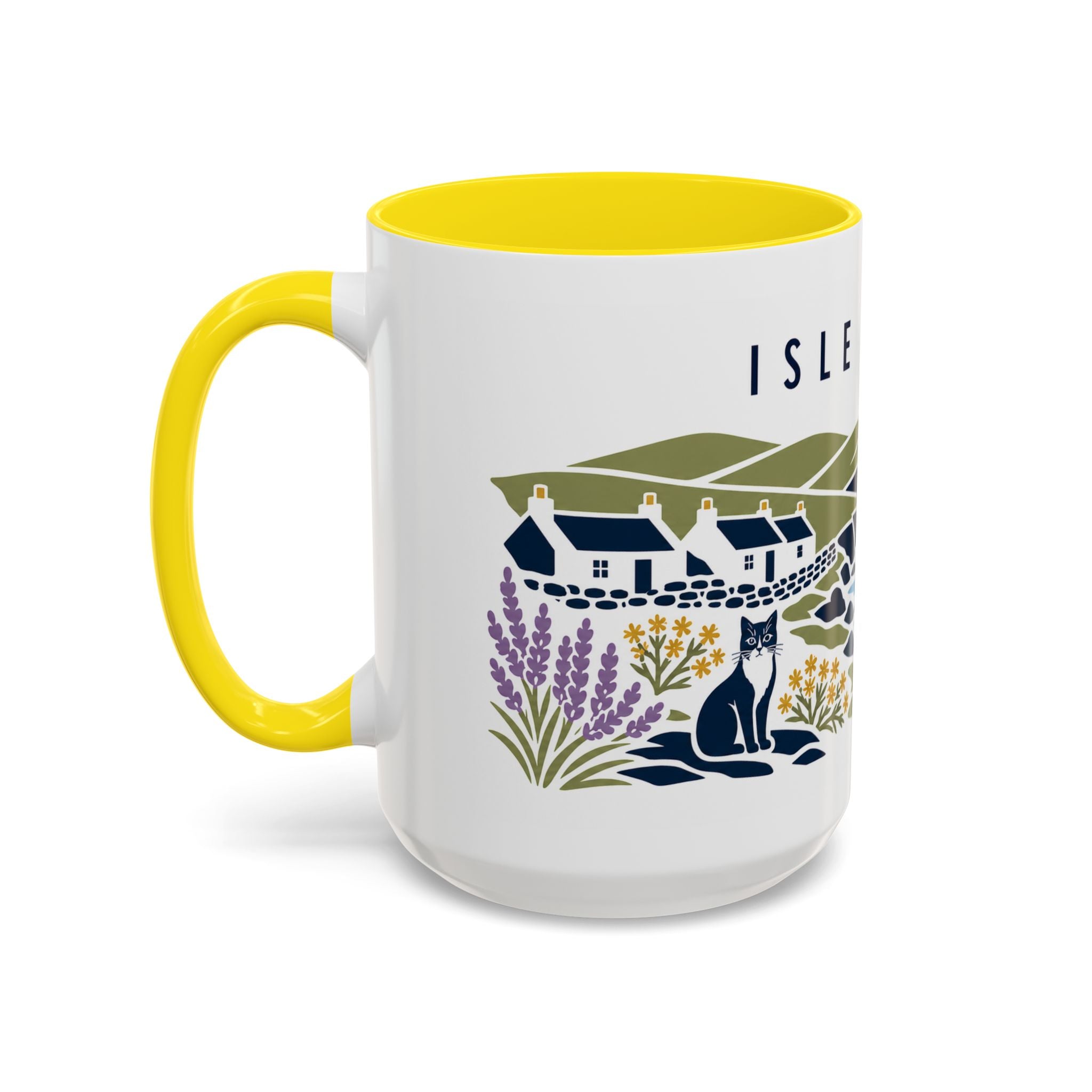 Isle of Man Coffee Mug | Travel Souvenir Accent Mug | Country Gift Ceramic Cup 11oz 15oz