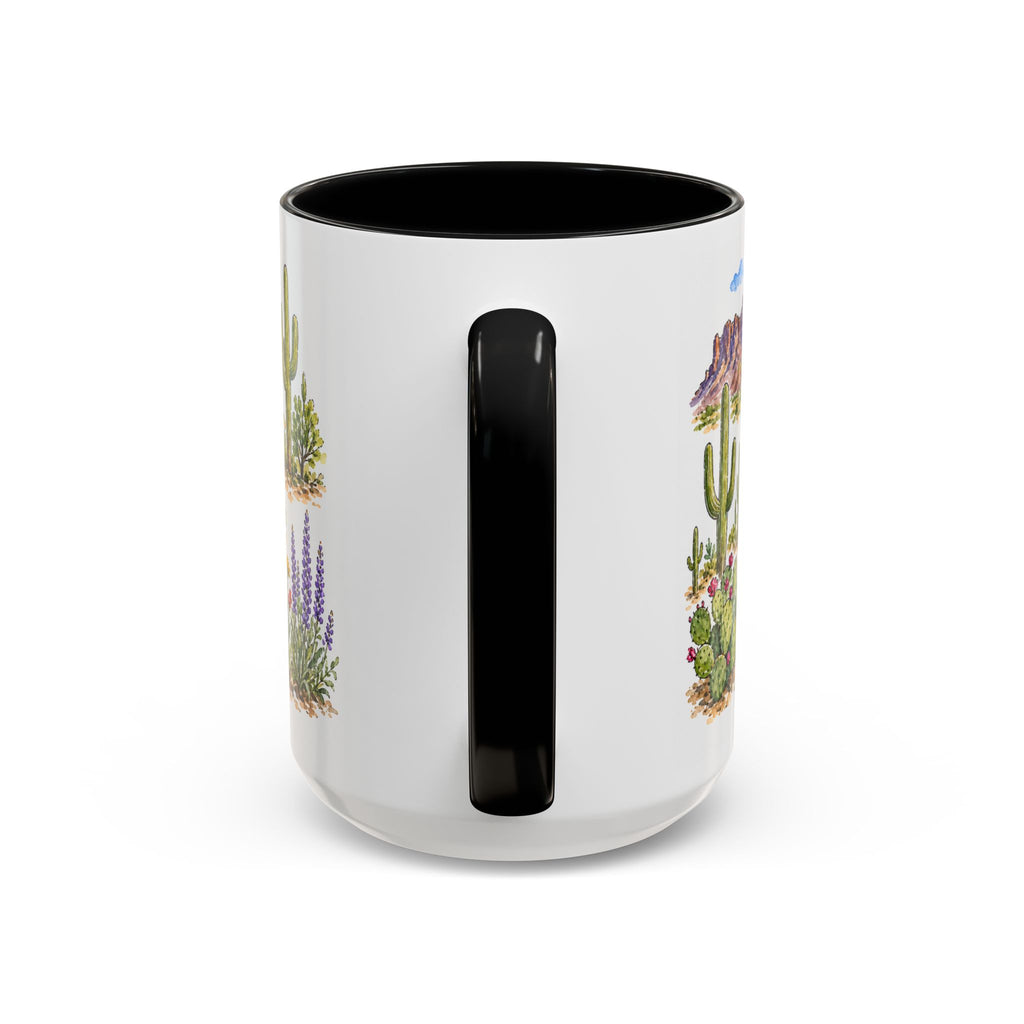 Mesa Illustrated Travel Mug | City Souvenir Accent Coffee Mug | 11oz 15oz Ceramic Cup