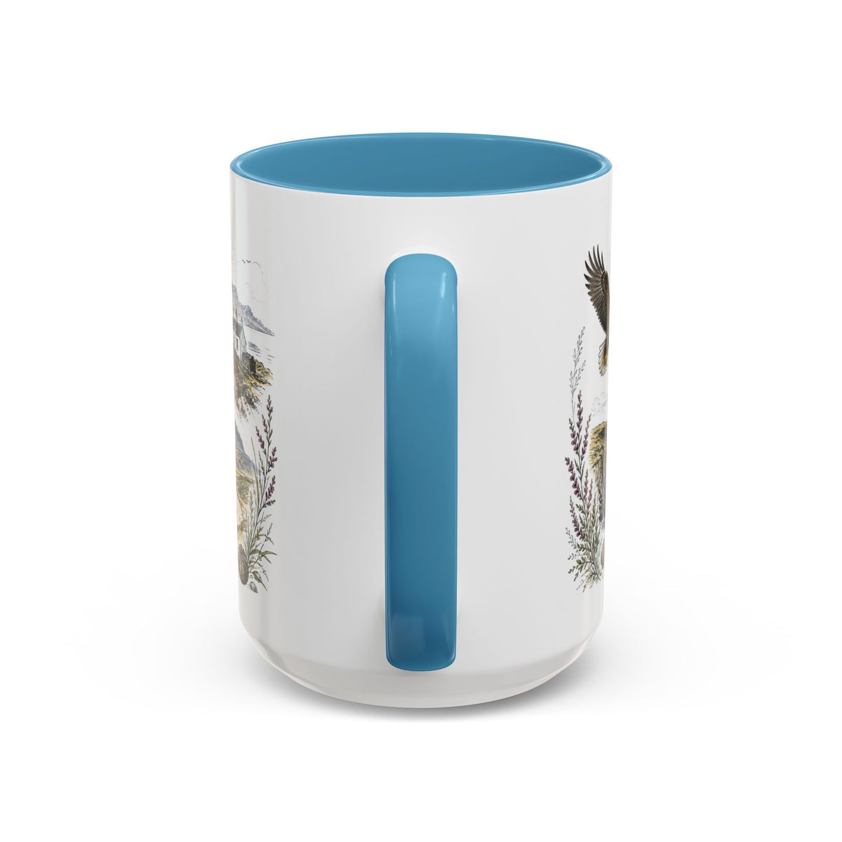 Isle of Mull Mug, Scotland Travel Souvenir, Bucket List Gift, Accent Ceramic Coffee Mug 11oz 15oz