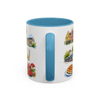 Lille Illustrated Travel Mug | City Souvenir Accent Coffee Mug | 11oz 15oz Ceramic Cup