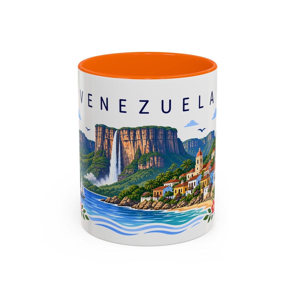 Venezuela Coffee Mug | Travel Souvenir Accent Mug | Place Gift Ceramic Cup 11oz 15oz